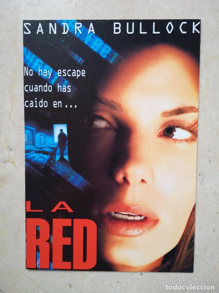 Cine: TARJETA ORIGINAL -10*15 - LA RED - SANDRA BULLOCK - THRILLER