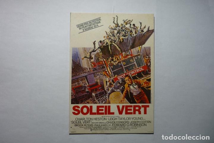 Cine: POSTAL EXTRANJERA CARTEL CINE SOLEIS VERT.-CHARLTON HESTON