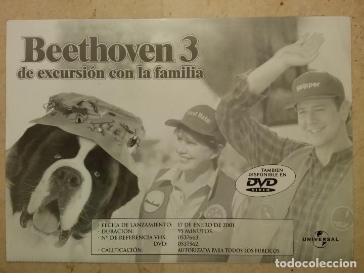 Cine: PUBLICIDAD ORIGINAL -A4- BEETHOVEN 3 - FAUNA - PERROS