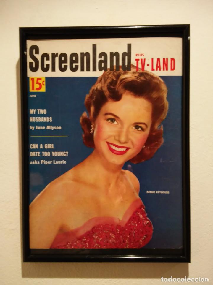 Kino: ANTIGUO ANUNCIO ENCARTONADO -A4- DEBBIE REYNOLDS - VINTAGE