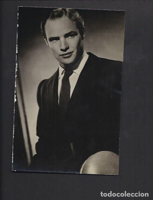 Cine: Postal actor de cine. Marlon Brando