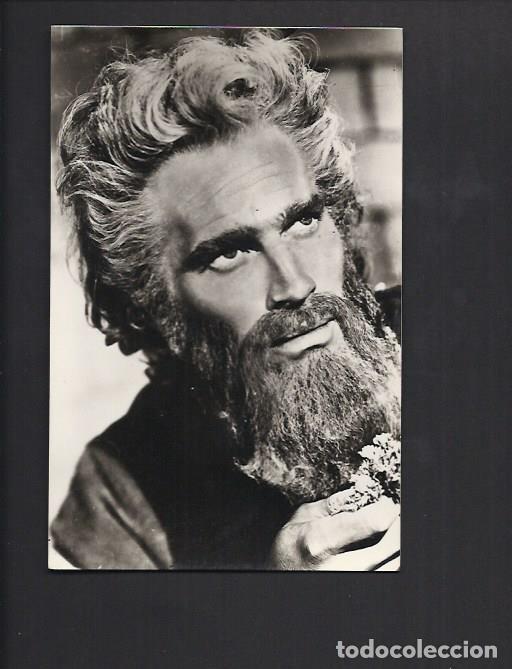 Cine: Postal actor de cine. Charlton Heston