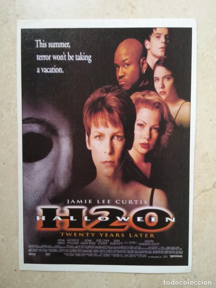 Cine: FICHA COLECCIONABLE 10*15 - HALLOWEEN H2O - JAMIE LEE CURTIS - TERROR