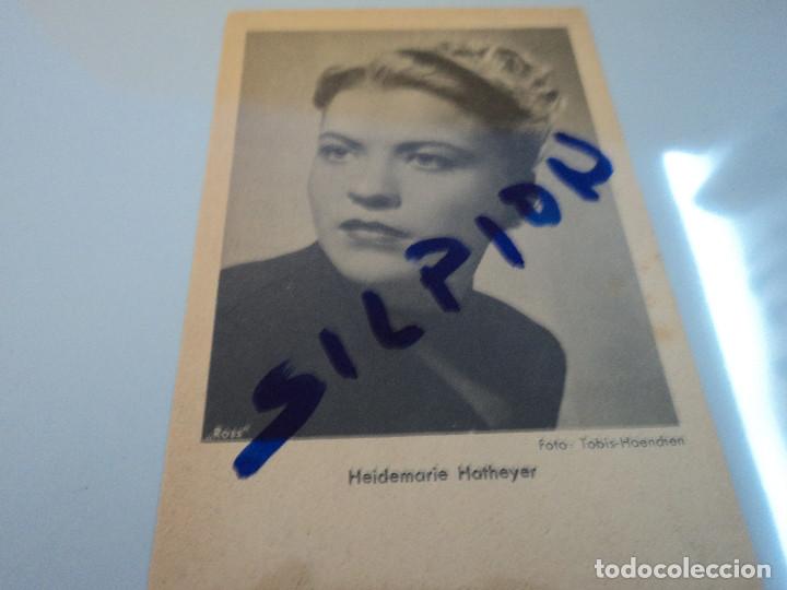 Cinema: foto postal de heidemarie hatheyer foto tabis hatheyer 14 x 9 cm