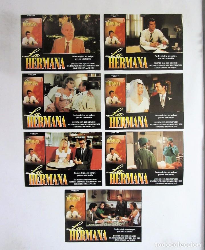 Cine: LA HERMANA   LOTE DE 7 FOTOCROMOS ORIGINALES NUEVOS