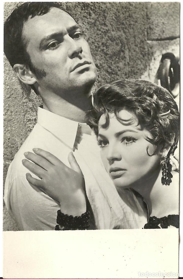 Cine: F25134 SARA MONTIEL MAURICE RONET CARMEN LA DE RONDA FOTO POSTAL DE EPOCA ORIGINAL ESPA&Ntilde;OLA