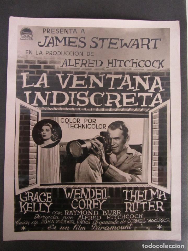 Kino: LA VENTANA INDISCRETA. FOTO PUBLICITARIA