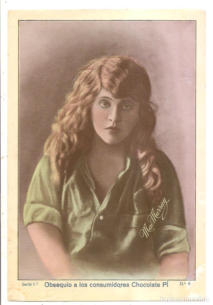 Cin&eacute;ma: CROMO DE CINE A&Ntilde;OS 20 GRAN TAMA&Ntilde;O (25X17CM) MAE MURRAY - CHOCOLATE P&Iacute;
