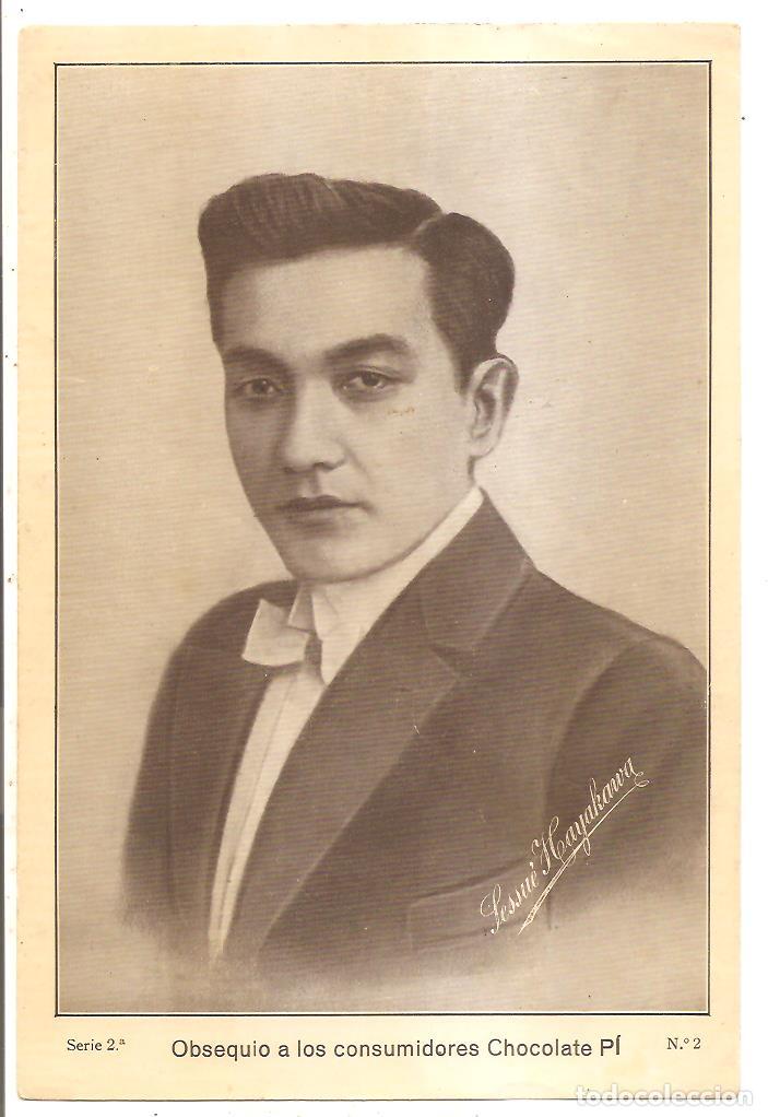 Cin&eacute;ma: CROMO DE CINE A&Ntilde;OS 20 GRAN TAMA&Ntilde;O (25X17CM) SESSU&Eacute; HAYAKAWA - CHOCOLATE P&Iacute;