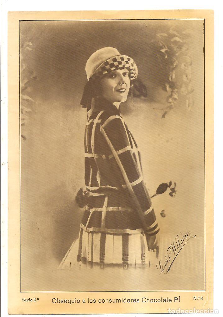 Cin&eacute;ma: CROMO DE CINE A&Ntilde;OS 20 GRAN TAMA&Ntilde;O (25X17CM) LOIS WILSON - CHOCOLATE P&Iacute;
