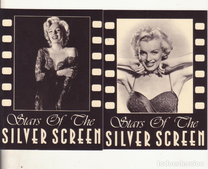 Cine: lote 5 postales marilyn monroe athena internacional silver screen