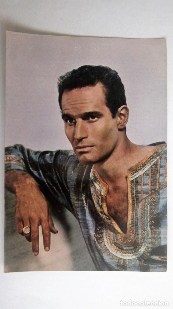 Cine: POSTAL CHARLTON HESTON, N&ordm; 252, MADE IN FRANCE