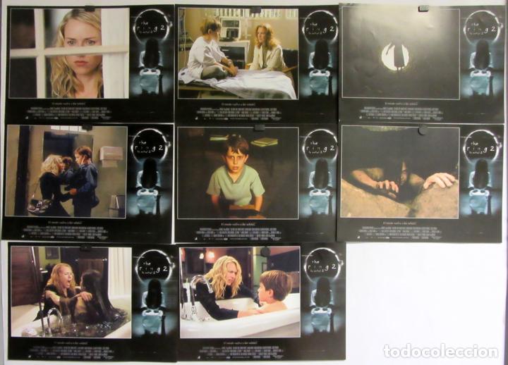 Cine: 8 Fotocromos originales de la pelicula The Ring 2 (La se&ntilde;al 2). Muy buen estado 34 x 24 cms.
