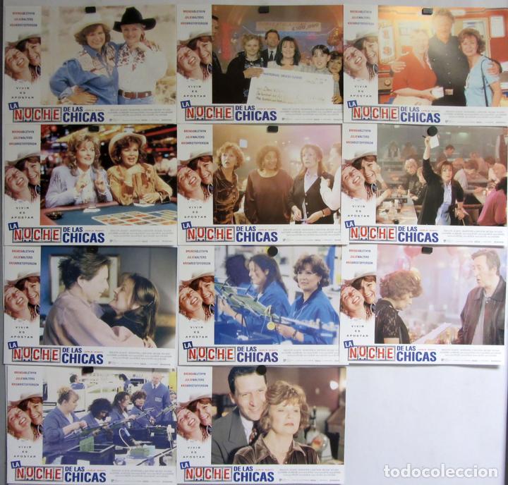 Cine: 11 Fotocromos originales de la pelicula La noche de las chicas. Muy buen estado 34 x 24 cms.