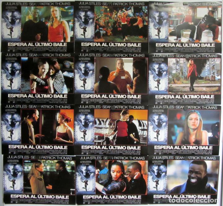 Cine: 12 Fotocromos originales de la pelicula Espera al &uacute;ltimo baile. Muy buen estado 34 x 24 cms.