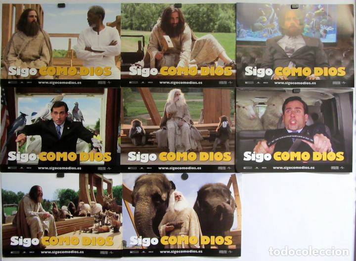 Cine: 8 Fotocromos originales de la pelicula Sigo como Dios. Muy buen estado 34 x 24 cms.