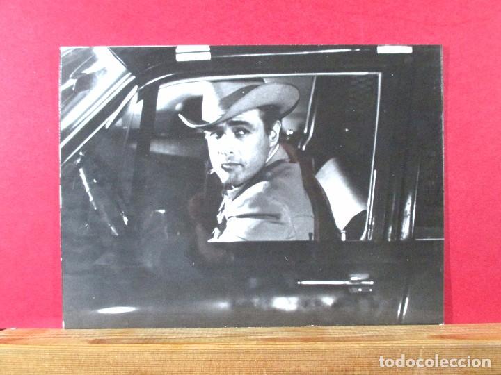 Cine: LOTE 5 FOTOS DE LA PEL&Iacute;CULA JAUR&Iacute;A HUMANA , 1966 , CINE , MARLON BRANDO