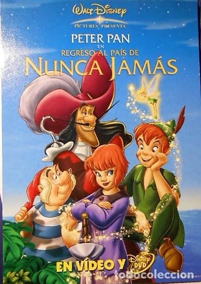 Cine: POSTAL PELICULA PETER PAN REGRESO AL PAIS DE NUNCA JAMAS.