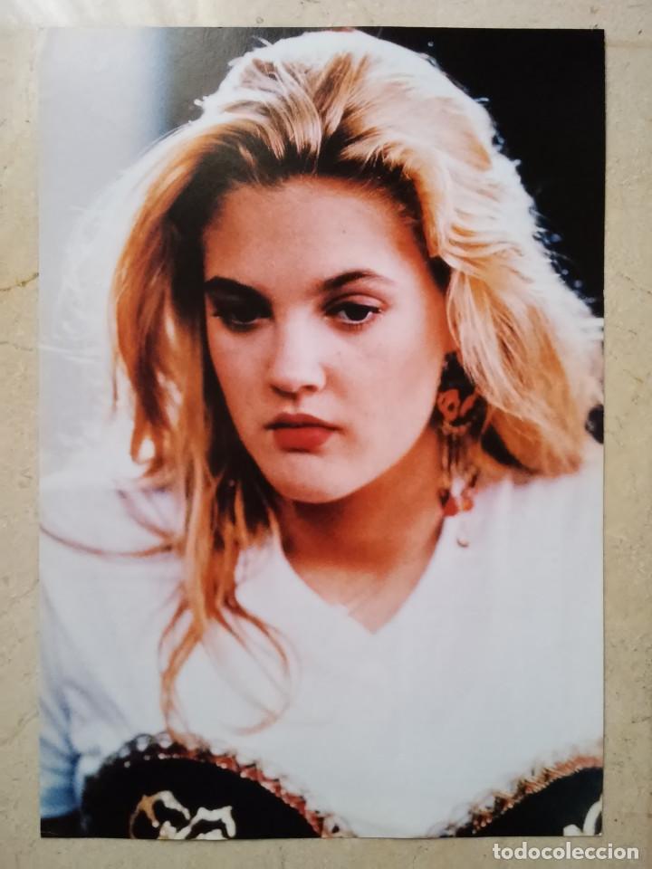 Cine: LAMINA ACARTONADA -A4- Drew Barrymore - ACTRIZ CINE