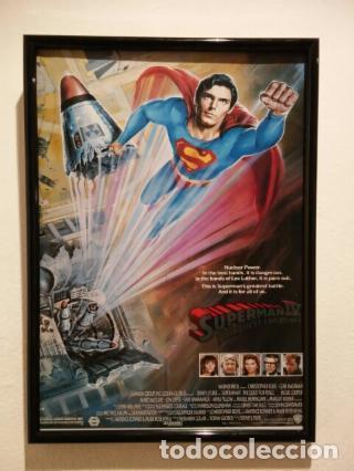 Cine: LAMINA ACARTONADA -A4- SUPERMAN 4 - SUPERHEROES - Christopher Reeve - CINE
