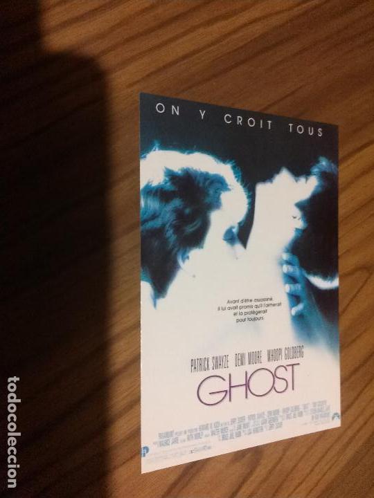 Cinema: GHOST. POSTAL DEL CARTEL EN FRANC&Eacute;S. BUEN ESTADO. SIN USO. RARA