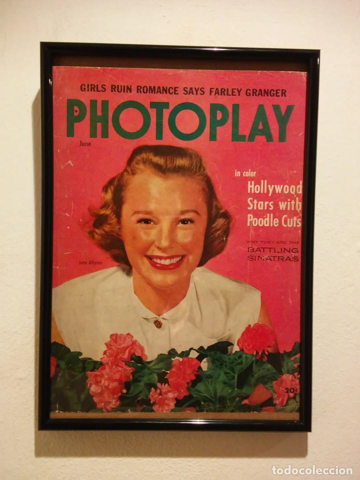 Cine: ANTIGUO ANUNCIO ENCARTONADO -A4- JUNE ALLYSON - VINTAGE