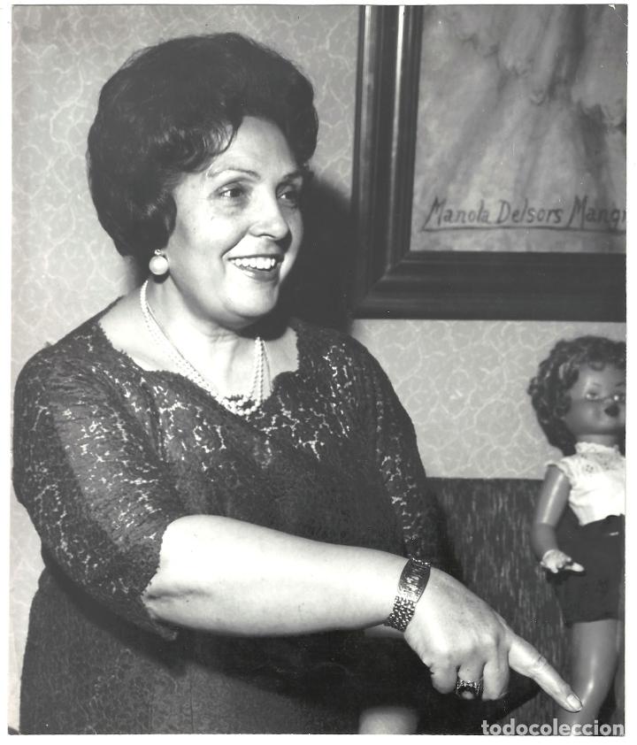 Cine: F35429 FLORENTINA GALISTEO MADRE DE CARMEN SEVILLA FOTO B/N ORIGINAL PRENSA