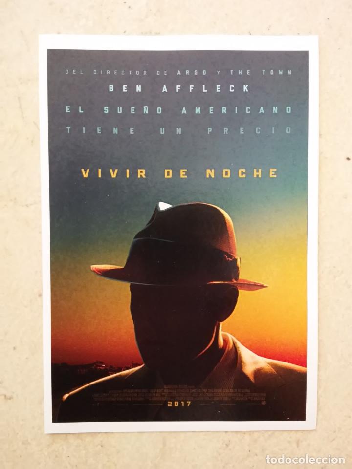 Cine: FICHA COLECCIONABLE -10*15 - VIVIR DE NOCHE - BEN AFFLECK - CINE NEGRO