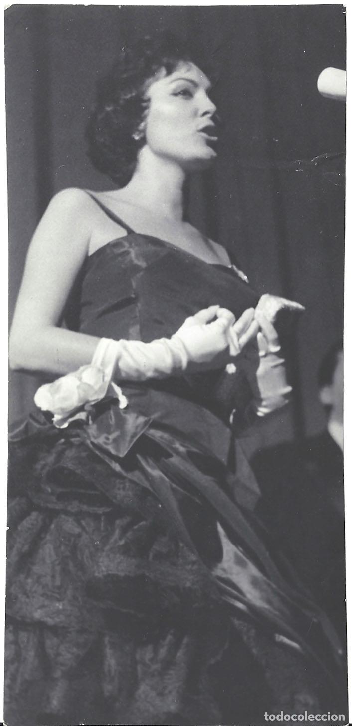 Cine: F25544 PAQUITA RICO FOTO B/N ORIGINAL PRENSA FOTOGRAFO BASABE