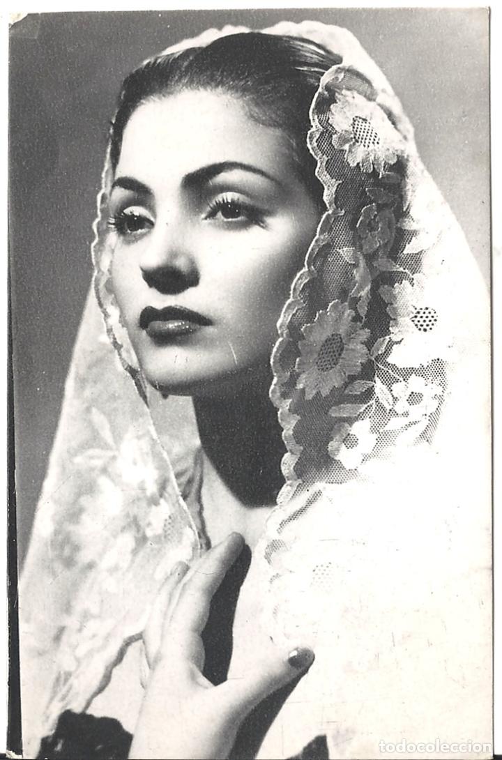Cine: F25589 CARMEN SEVILLA FOTO POSTAL B/N ORIGINAL ESPA&Ntilde;OLA
