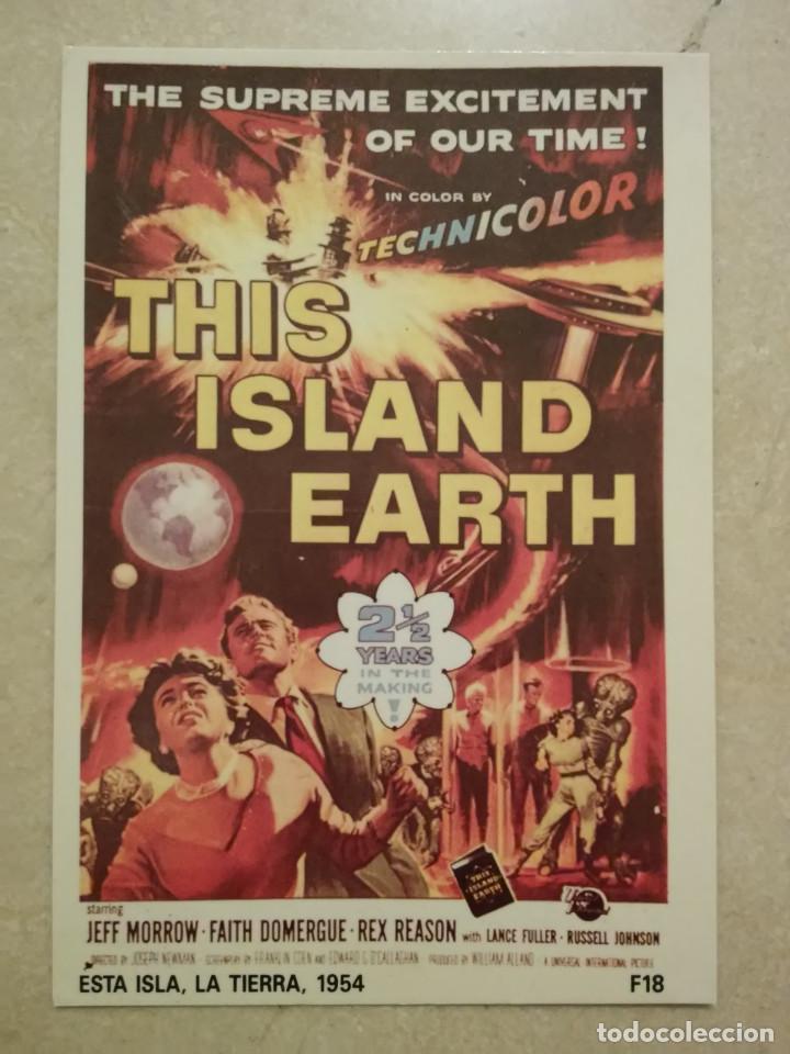 Kino: POSTAL -10*15 - Regreso a la Tierra - THIS ISLAND EARTH - FND - CIENCIA FICCION - TERROR