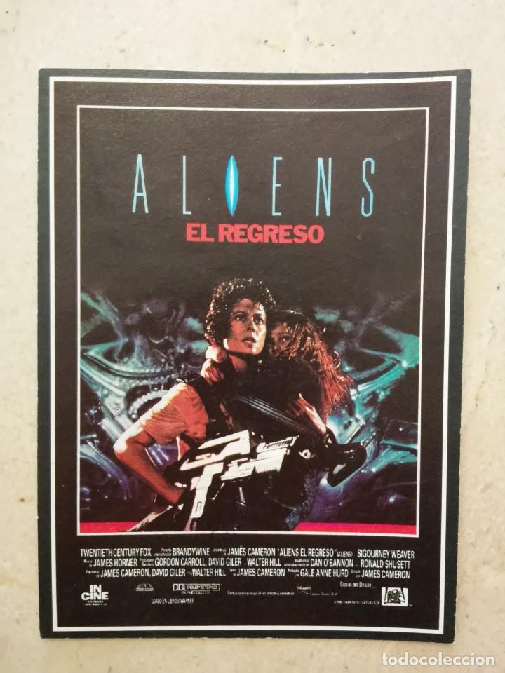 Kino: FICHA COLECCIONABLE -10*15 - ALIENS EL REGRESO - COLE - CIENCIA FICCION - TERROR