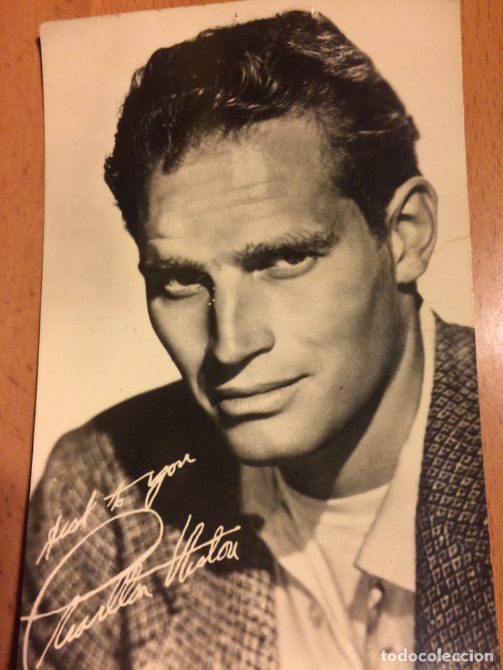 Cine: Antigua postal de charlton Heston