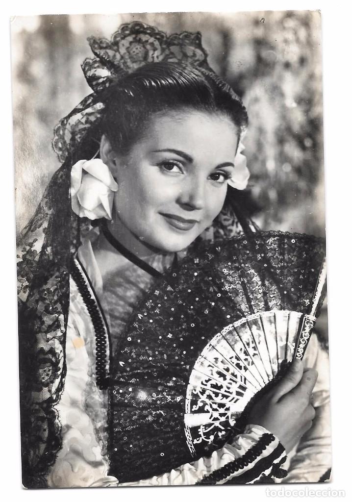 Cine: Carmen Sevilla foto postal de epoca escrita