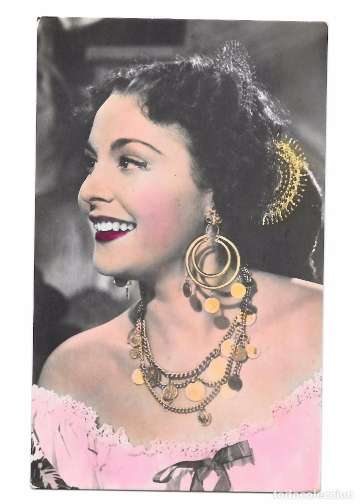 Cine: Paquita Rico foto postal de epoca escrita