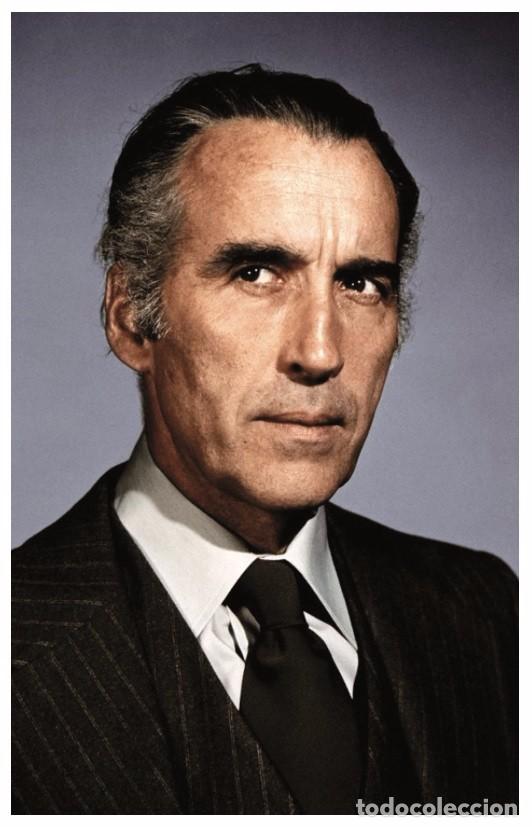 Cine: Film Series CHRISTOPHER LEE actor PHOTO postcard - RWP 2003 (01)