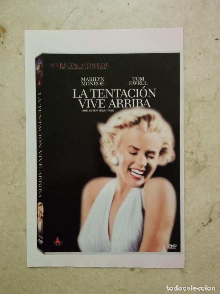 Cine: TARJETA ACARTONADA -9*13- LA TENTACION VIVE ARRIBA - MARILYN MONROE