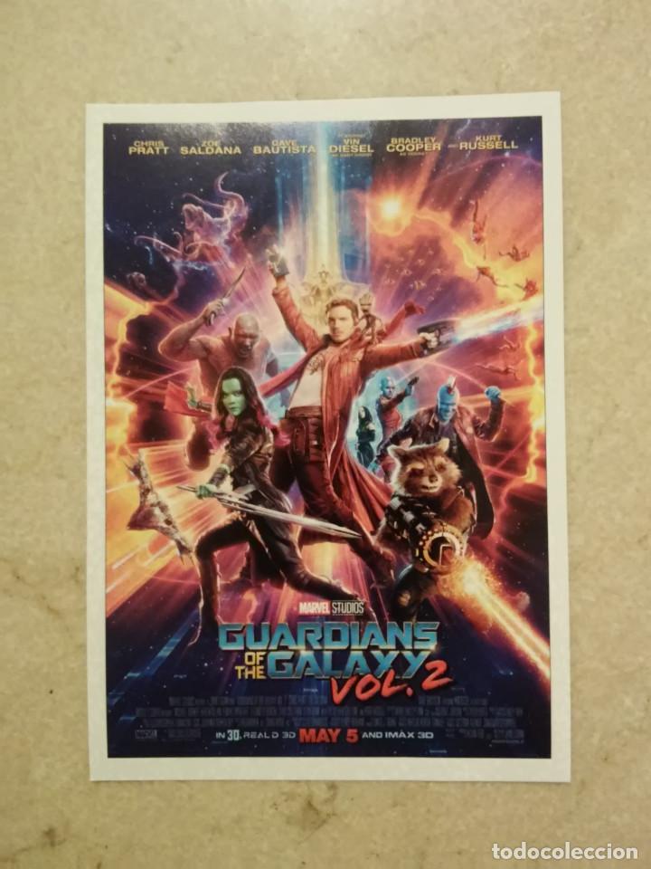 Cine: FICHA COLECCIONABLE -10*15- GUARDIANES DE LA GALAXIA 2 - MARVEL - CHRIS PRATT - CIENCIA FICCION