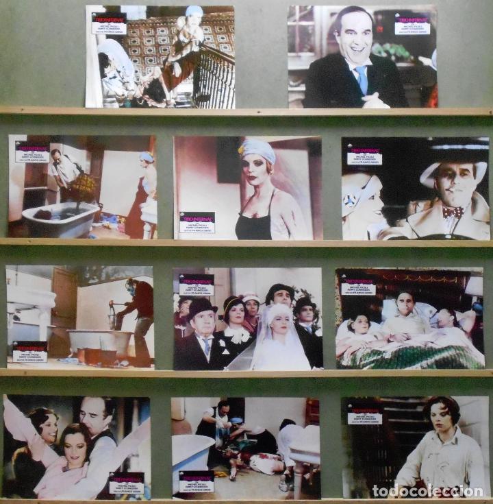 Cine: XU51 TRIO INFERNAL ROMY SCHNEIDER SET 11 FOTOCROMOS ORIGINAL ESTRENO