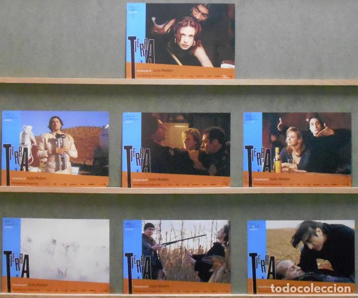 Cine: XU65 TIERRA JULIO MEDEM EMMA SUAREZ CARMELO GOMEZ SET 7 FOTOCROMOS ORIGINAL ESTRENO