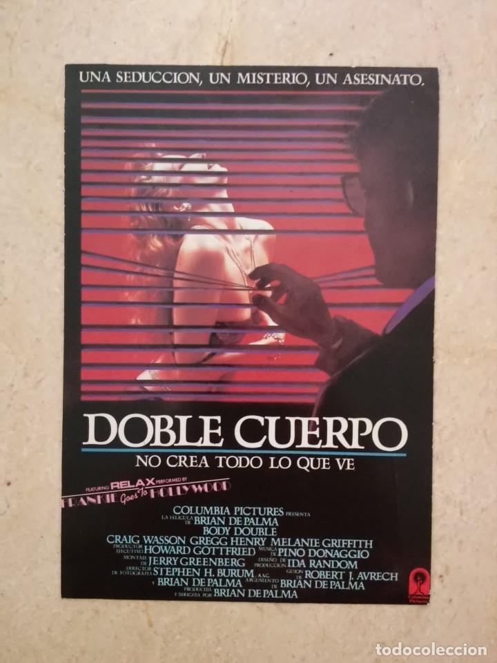 Cine: TARJETA ORIGINAL -10*15- DOBLE CUERPO - COLE - MELANIE GRIFFITH - TERROR