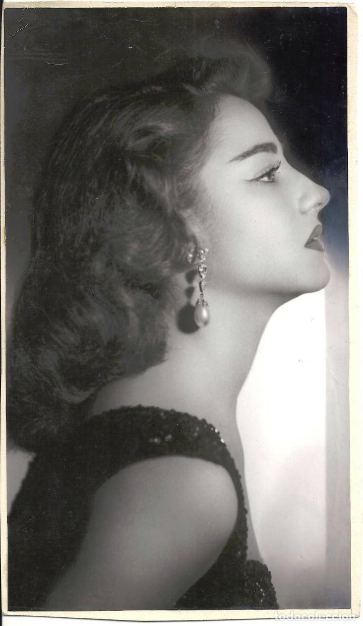 Cinema: F26256 MARIA LUZ GALICIA FOTO B/N ORIGINAL ESPA&Ntilde;OLA