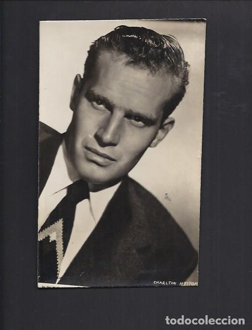 Cine: Postal actor de cine. Charlton Heston