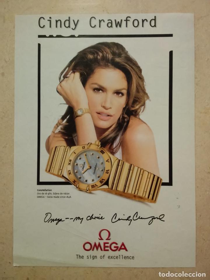 Cine: ANTIGUO ANUNCIO ACARTONADO -A4- CINDY CRAWFORD - PUBLICIDAD