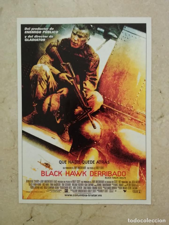 Cine: FICHA COLECCIONABLE -10*15- BLACK HAWK DERRIBADO - GUERRA - RIDLEY SCOTT - GUERRA
