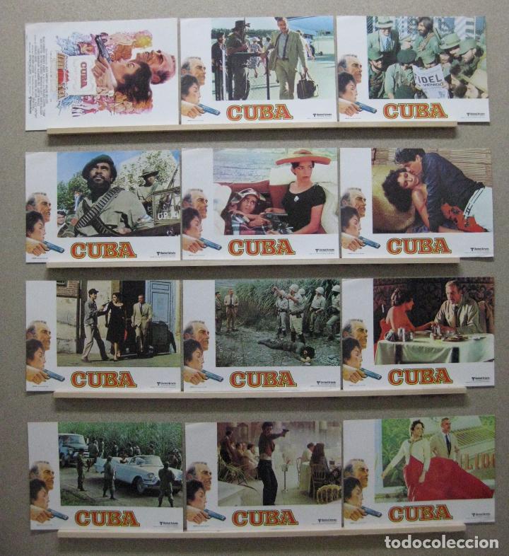 Cine: CUBA, SEAN CONNERY, BROOKE ADAMS - a&ntilde;o 1980 - SET COMPLETO 12 FOTOCROMOS