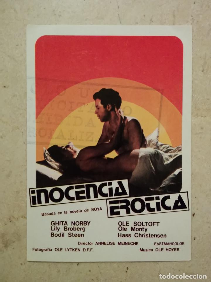Cine: TARJETA ORIGINAL -10*15- INOCENCIA EROTICA - CLASIFICADA S - OLE SOLTOFT