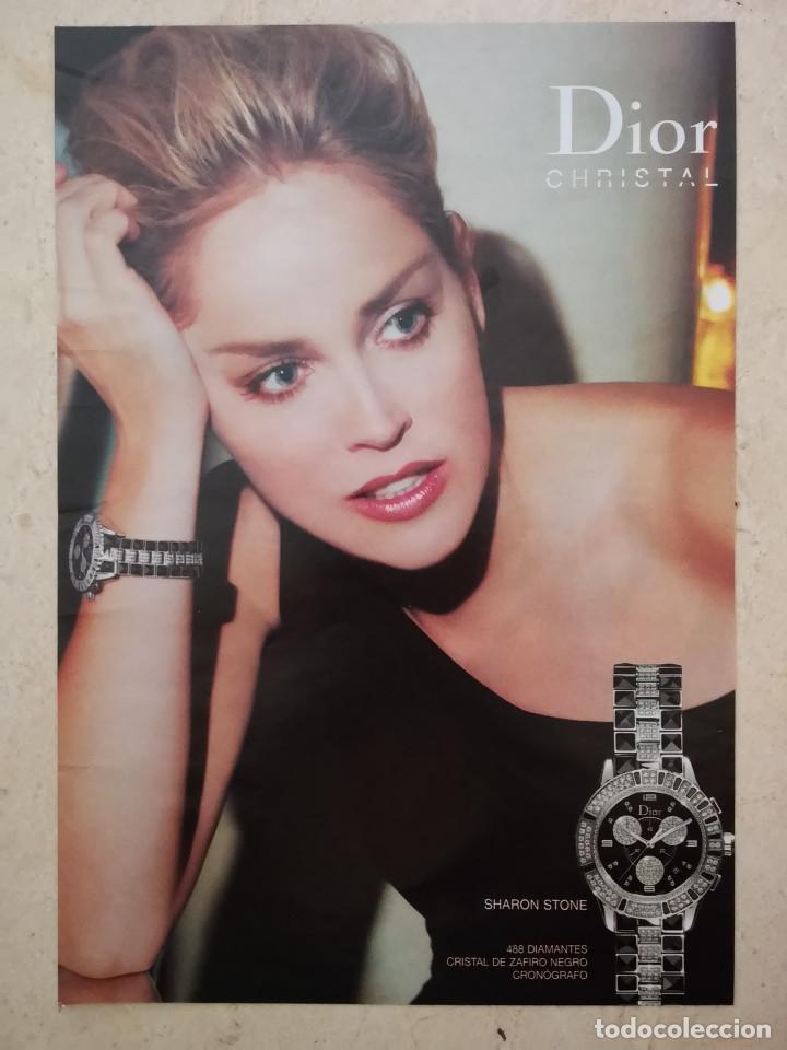 Kino: LAMINA ACARTONADA -A4- SHARON STONE - PUBLICIDAD DIOR