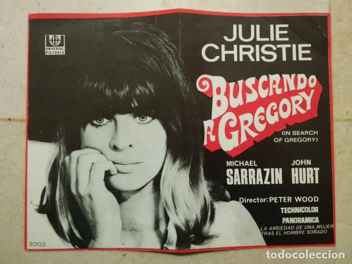 Cin&eacute;ma: ANTIGUO ANUNCIO ENCARTONADO -13*18- BUSCANDO A GREGORY - JULIE CHRISTIE