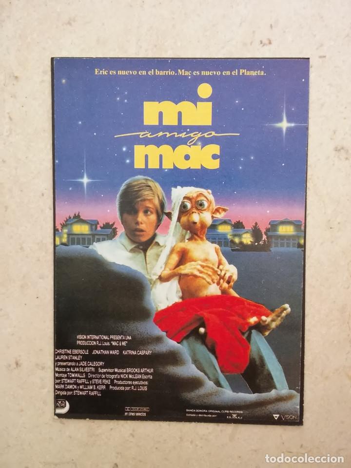 Cine: TARJETA ACARTONADA -10*15- MI AMIGO MAC - CIENCIA FICCION